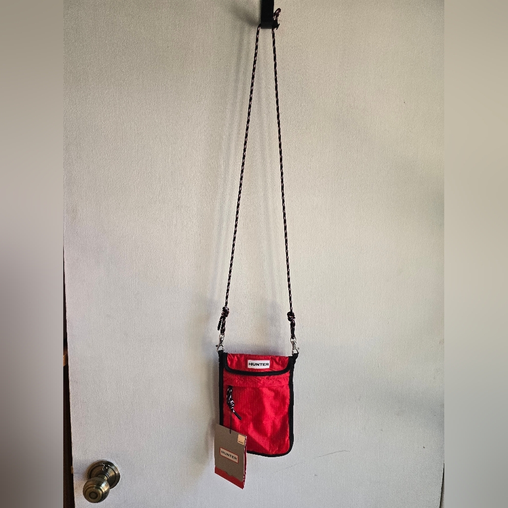 Hunter Red Crossbody Bag NWT